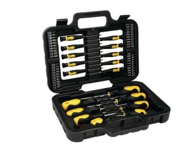 Toolland Schraubenzieher/Bit-Set 58- teilig