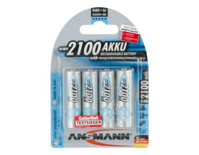 Ansmann Akku AA NiMH 2100 mAh 1.2V 4er