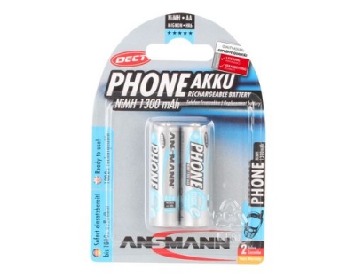 Ansmann Akku AA NiMH 1300 mAh 1.2V 2er