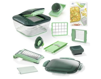 Genius Nicer Dicer Chef Set grün