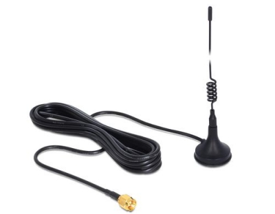 LTE/HSPA/GSM Antenne, SMA-Stecker, schwarz