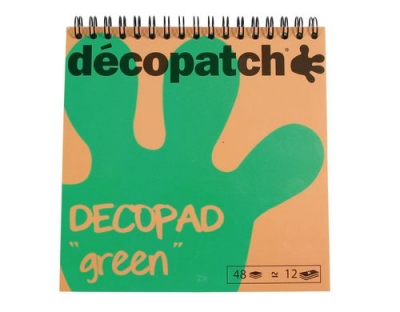 décopatch Papier im Block, 48 Blatt