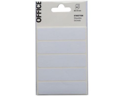 Office Etiketten weiss 82x21mm