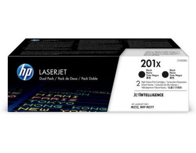 HP Toner 201X - Black 2er-Pack (CF400XD)