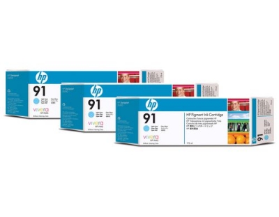 HP Tinte Nr. 91 - Light Cyan (C9486A)