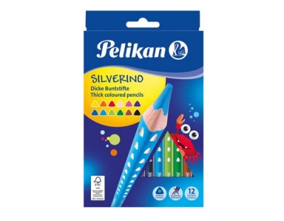 Pelikan Buntstifte triangular Silverino