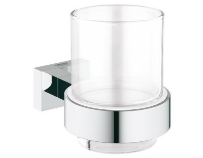 GROHE Essentials Cube Glas mit Halter