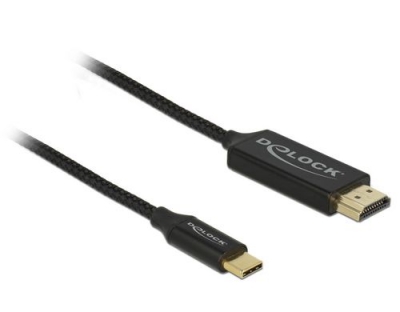 Delock USB-C - HDMI Kabel, Koaxial, 1m