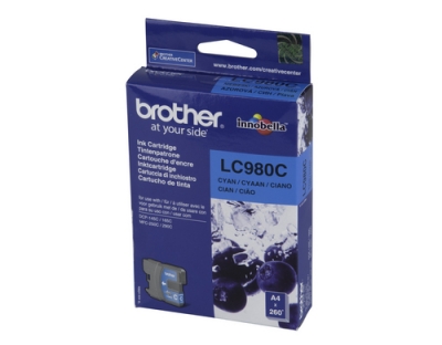 Tinte Brother LC-980C zu 165C/290C