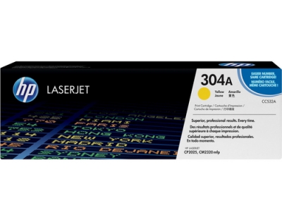 HP Toner 304A - Yellow (CC532A)