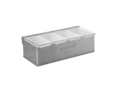 Paderno Beilagenbuffet Edelstahl 32x16cm