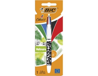 Bic 4 Colours Velours Kugelschreiber