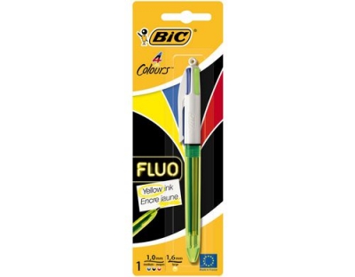 Bic 4 Colours Fluo Kugelschreiber/Marker