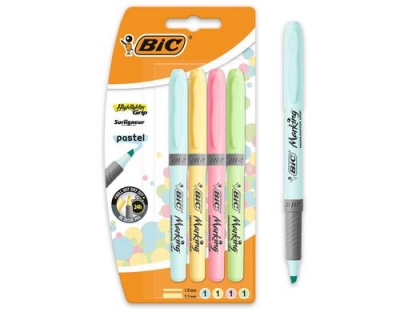 Bic Highlighter Grip pastel Leuchtstift