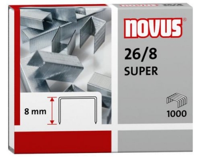 NOVUS Heftklammern 26/8 Super