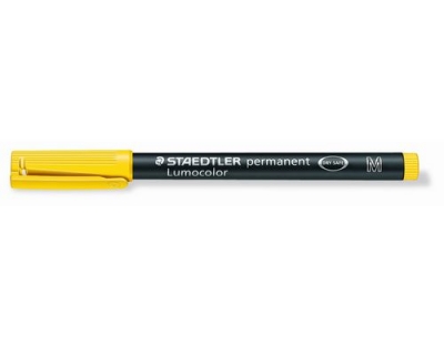 STAEDTLER 317 Folienstift Lumocolor M gelb