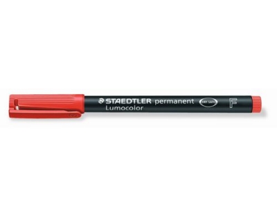 STAEDTLER 318 Folienstift Lumocolor F rot