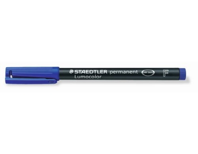 STAEDTLER 318 Folienstift Lumocolor F blau