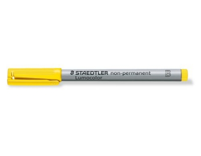 STAEDTLER 312 Folienstift Lumocolor B gelb