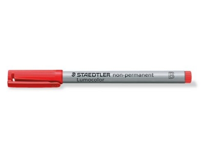 STAEDTLER 312 Folienstift Lumocolor B rot