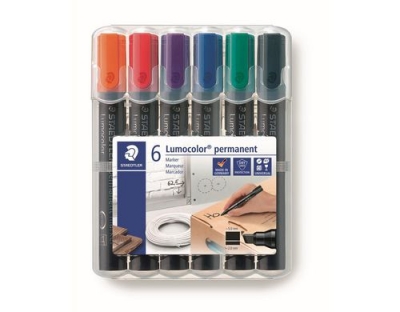 STAEDTLER 350 Marker Lumocolor perm 6St