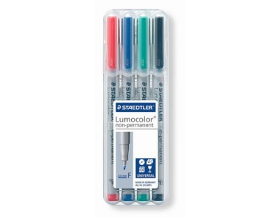 STAEDTLER 316 Folienstift Lumocolor F 4St