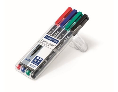 STAEDTLER 317 Folienstift Lumoc M 4St