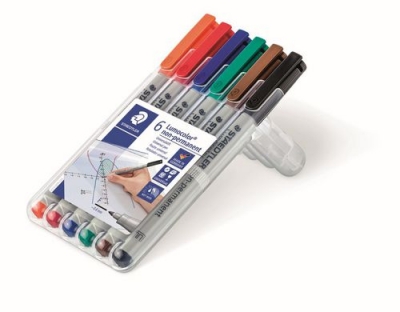 STAEDTLER 316 Folienstift Lumoc F 6St Box