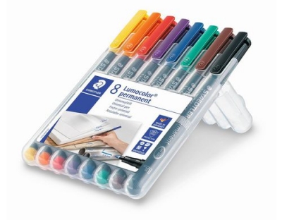 STAEDTLER 318 Folienstift Lumocolor F 8St