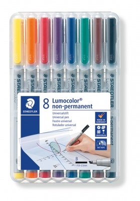 STAEDTLER 312 Folienstift Lumocolor B 8St