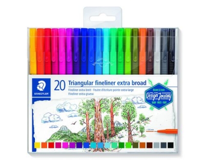 STAEDTLER 338 Broadliner triplus Box 20 ST