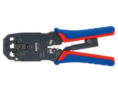 Knipex Crimpzange für Westernstecker 200 mm