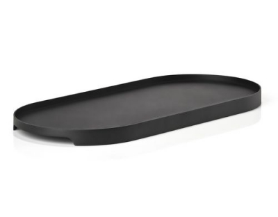 Zone Servierplatte Singles Oval Schwarz