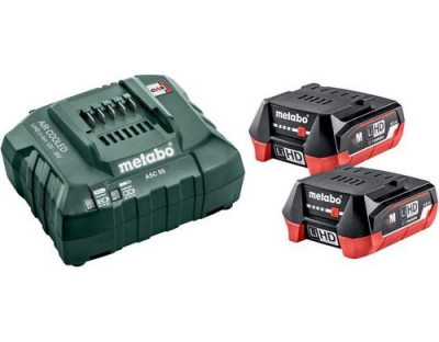 Metabo Basic Set 12V 2x LiHD 4.0Ah + ASC 55