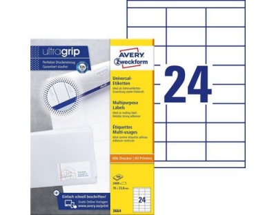 Avery Zweckform Etiketten A4, 70x33.8mm