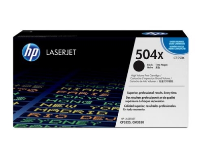 HP Toner 504X - Black (CE250X)