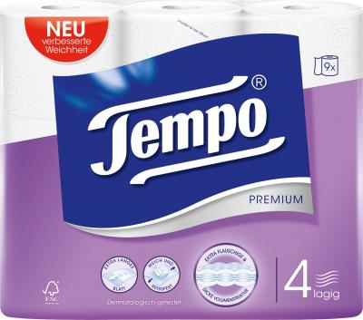 Tempo Toilettenpapier 4-lagig weiss