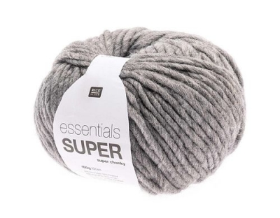 RICO Essentials Super Super Chunky, grau