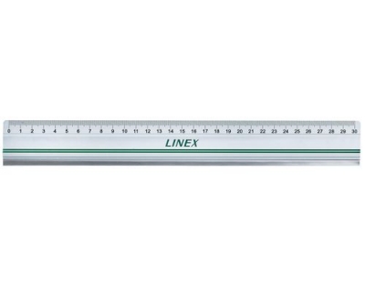 Linex: Aluminiumlineal 30cm