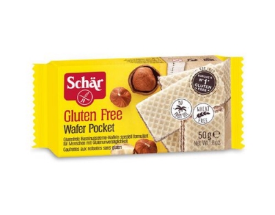 Wafer pocket Haselnuss glutenfrei