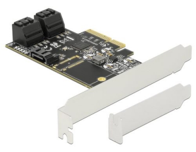DeLock PCI-Express-x4 5Port SATA-Kontroller