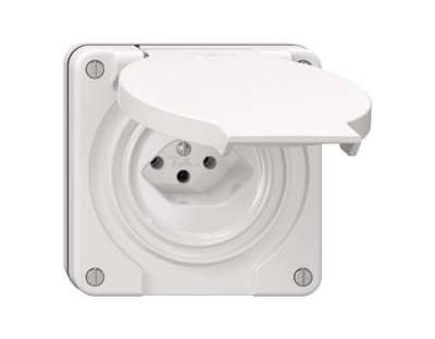 Feller NEVO Steckdose 1xT13 nass, NUP