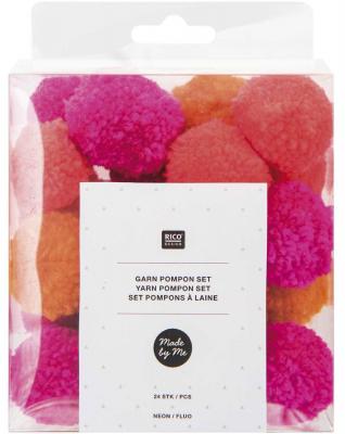 Rico Design Pompon Set Neon Mix