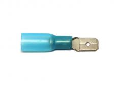 Flachstecker WP Blau männlich 6.3x0.8mm