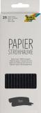 Folia Strohhalm aus Papier BLACK