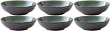 Bitz Pastateller 20cm Schwarz/Grün 6er Set