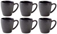 Bitz Kaffeetasse 190ml 6er Set Schwarz/Blau