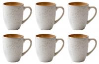 Bitz Kaffeetasse 300ml 6er Set Creme/Amber