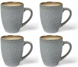 Bitz Kaffeetasse 300ml 4er Set Grau/Creme