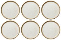 Bitz Dessertteller 21cm 6er Set Creme/Creme